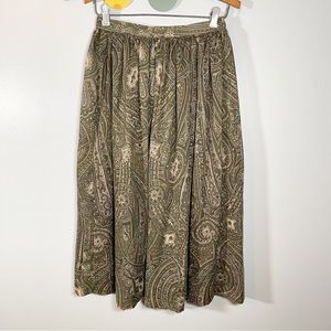 Patty Woodard Vintage Paisley Skirt